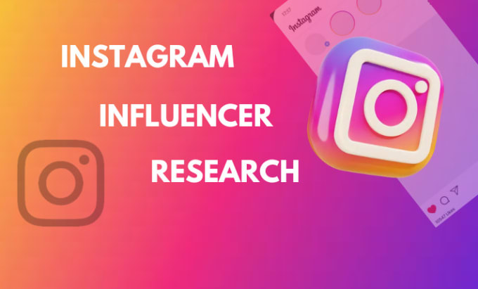 Gig Preview - Find best instagram influencer for your niche