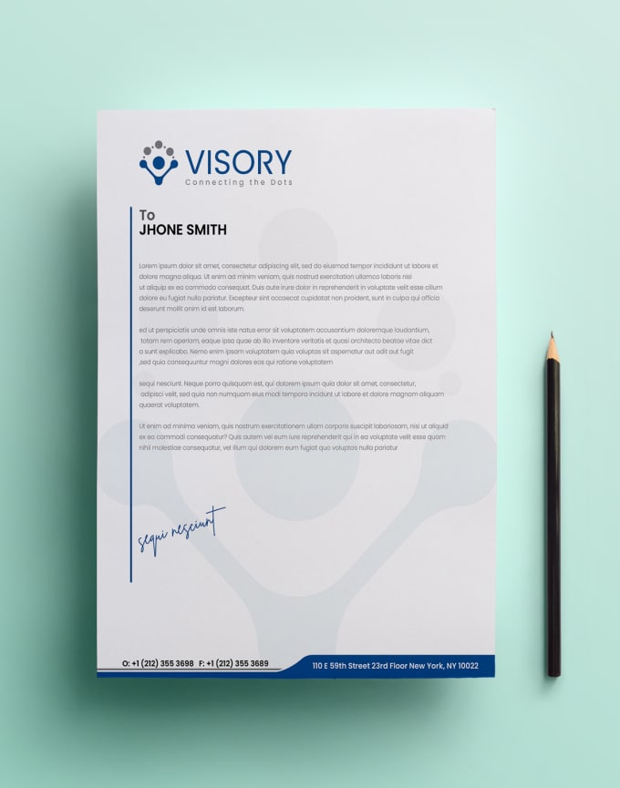 Gig Preview - Provide professional elegant finance letterhead design