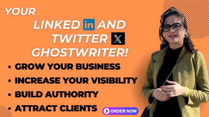 Gig Preview - Ghostwrite twitter and linkedin posts for you