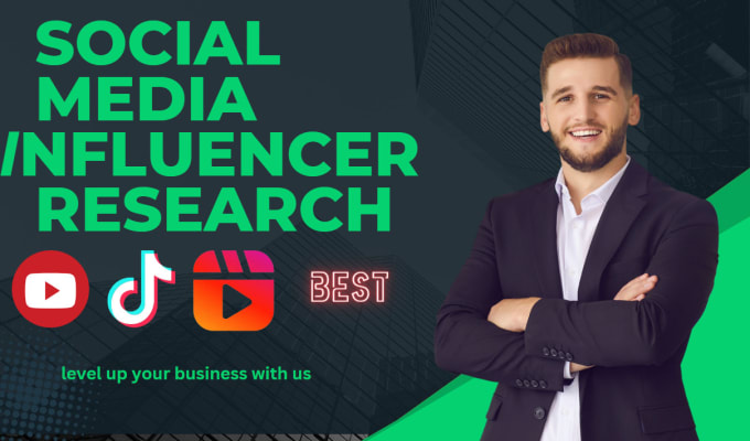 Gig Preview - Find you best instagram influencer researcher,find influencer