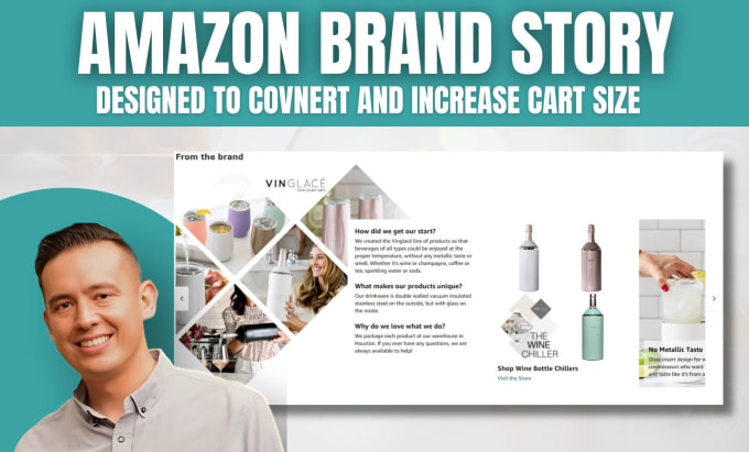 Gig Preview - Create an amazon brand story designed to increase conversions