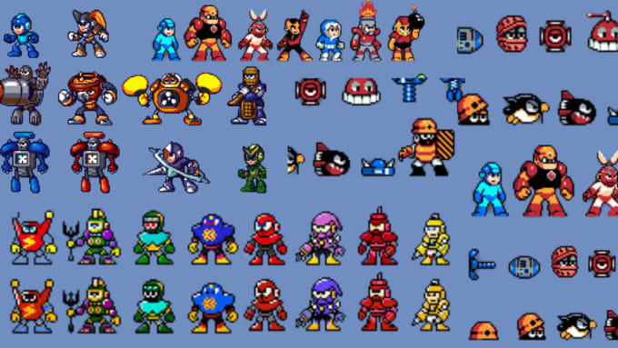 Gig Preview - Create pixel art, 2d game character, pixel sprite sheet animation, sprite