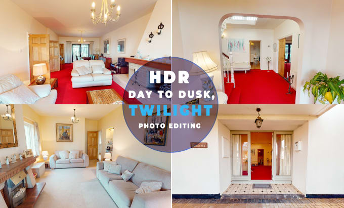 Gig Preview - Day to dusk,twilight photo editing and hdr photo compositing