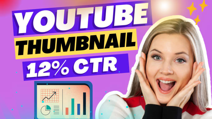 Gig Preview - Create an amazing quality youtube thumbnail in 2 hours