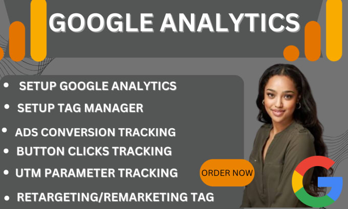 Gig Preview - Setup google analytics 4 ecommerce tracking ads conversion, tag manager