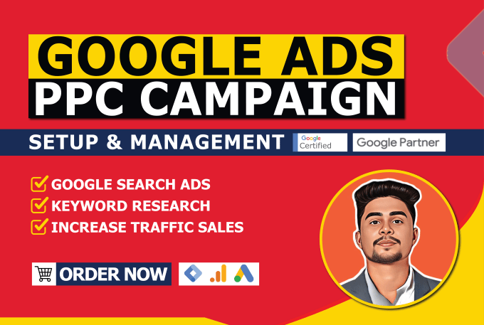 Gig Preview - Setup and manage google ads adwords ppc ads shopping performance max campaign