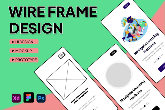 Gig Preview - Do mobile app UI UX mockup and wireframe  prototype in figma