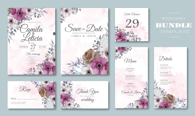 Gig Preview - Design wedding invitation card for any event