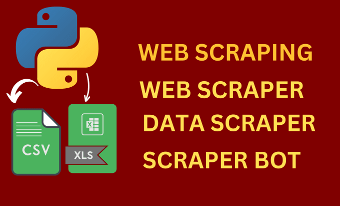 Gig Preview - Build web scraper, data scraper, scraper bot, crawler