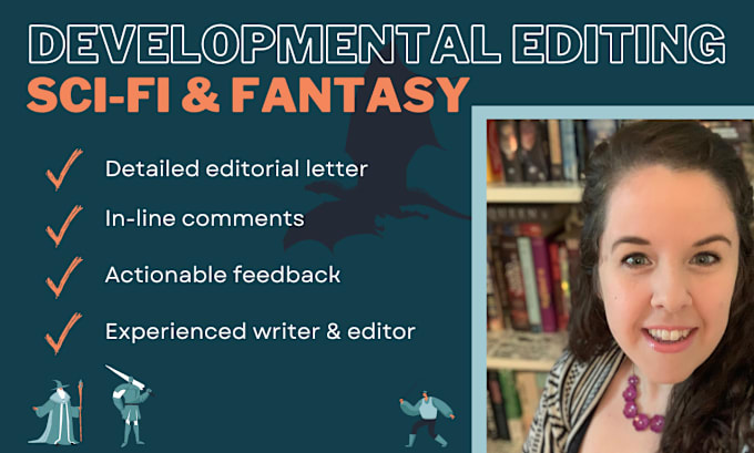 Bestseller - provide a developmental edit on sci fi and fantasy books