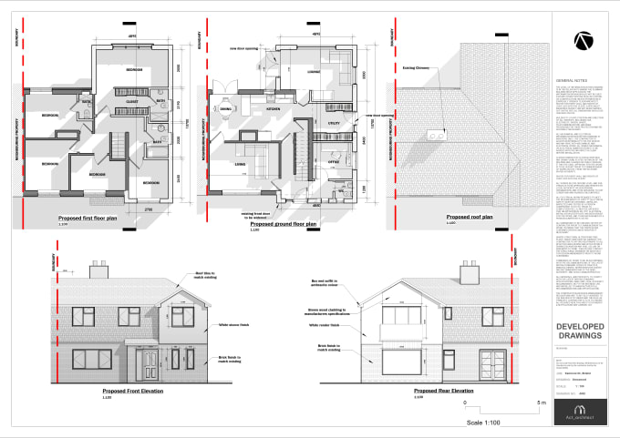 Gig Preview - Be your professional architect and draw UK planning permission drawings