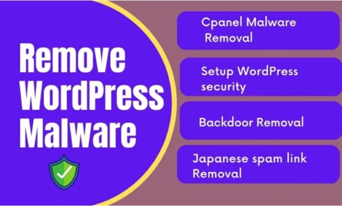 Gig Preview - Do wordpress malware removal  and fix security issue