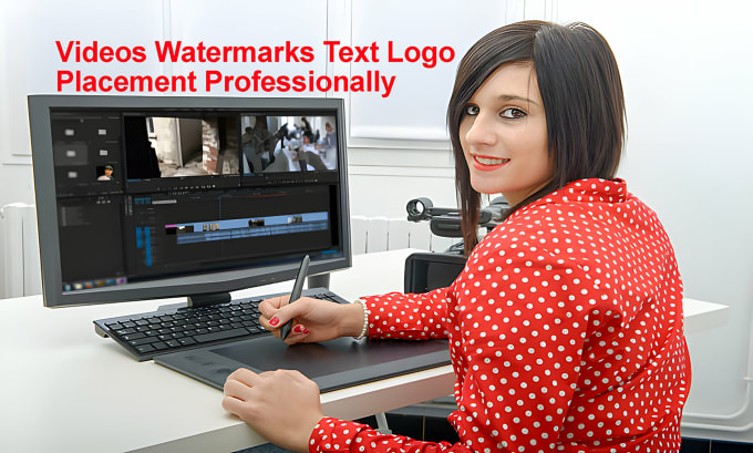 Gig Preview - Videos watermarks text logo placement professionally