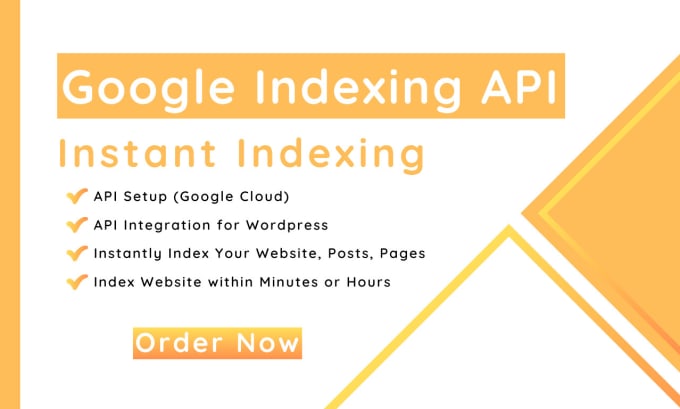 Gig Preview - Implement fast or instant indexing using google indexing API