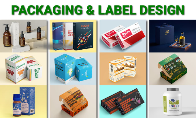 Gig Preview - Do professional product label and box design