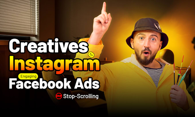 Gig Preview - Create scroll stopping instagram creatives clickable facebook ads