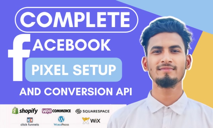 Gig Preview - Set up facebook pixel, conversion API, ga4, GTM for wordpress, shopify, more