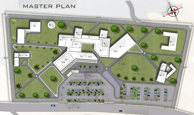 Bestseller - draw professionally map illustration site plan and landscape design