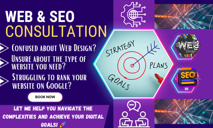 Gig Preview - Transform your business digitally with expert SEO, web design consultation