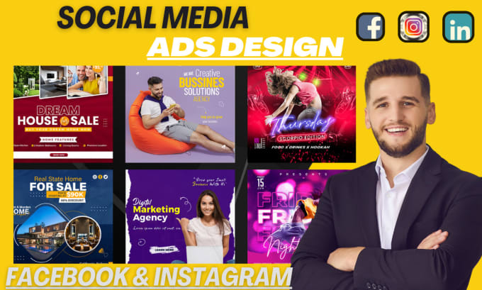 Gig Preview - Design attractive social media posts and google  facebook ads