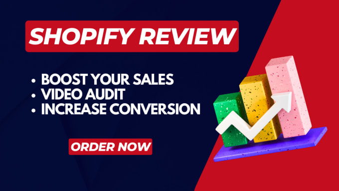 Gig Preview - Review, audit your shopify website and suggest improvements