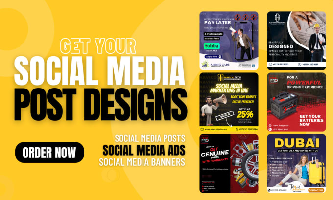 Gig Preview - Design creative social media posts, ads and canva templates