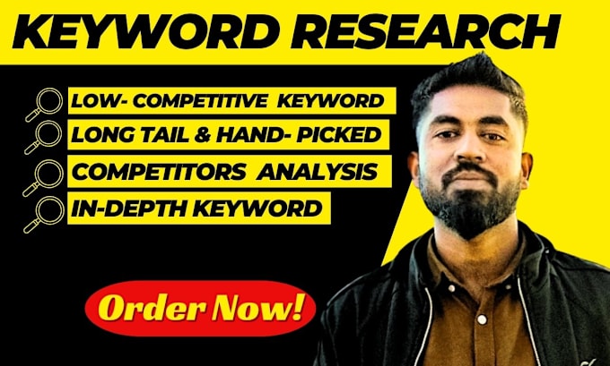 Gig Preview - Do keyword research and competitors analysis