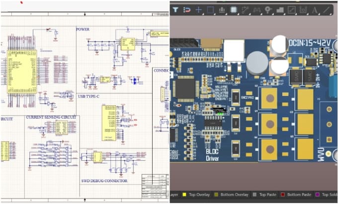 Gig Preview - Design professional pcb board in kicad , altium proteus