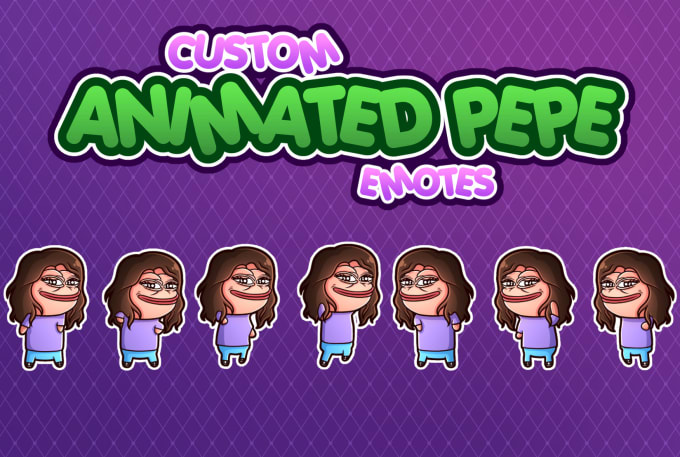 Gig Preview - Create custom animated pepe the frog emotes for twitch