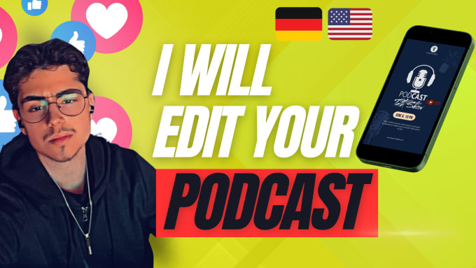 Gig Preview - Do video editing for your podcast and be your contact parnter