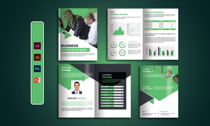 Gig Preview - Do company profile, brochure, bifold, booklet, annual reports, business flyers