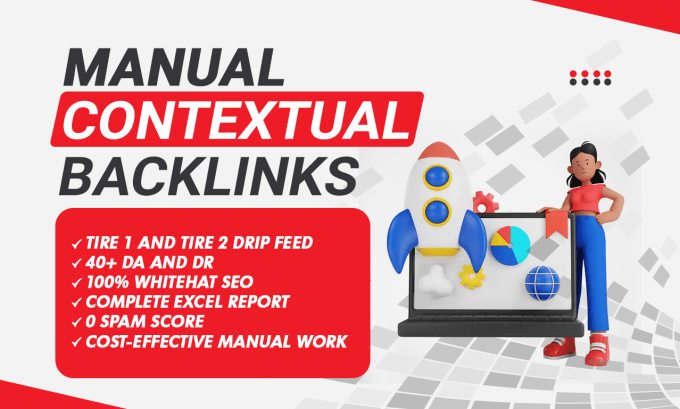 Gig Preview - Do seo backlinks high quality do follow contextual authority link building