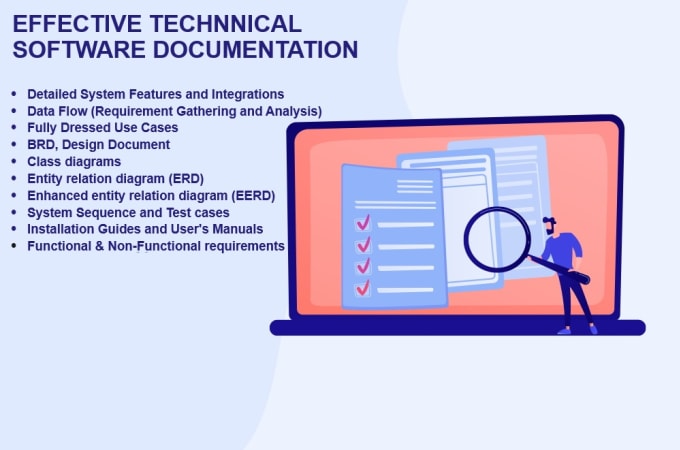 Gig Preview - Write software requirement document, brd, fsd, sdd, prd