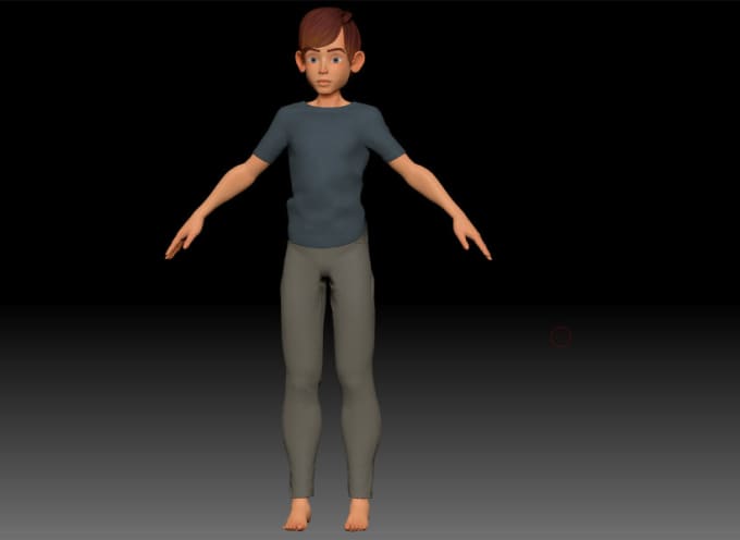 Gig Preview - Design cartoon 3d character, stylized anime rig, texture, animate3d, nsfw model