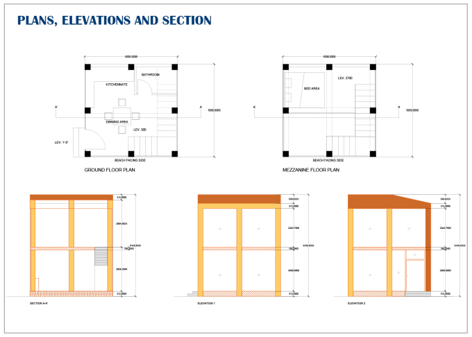 Gig Preview - Design architectural floorplans for your site