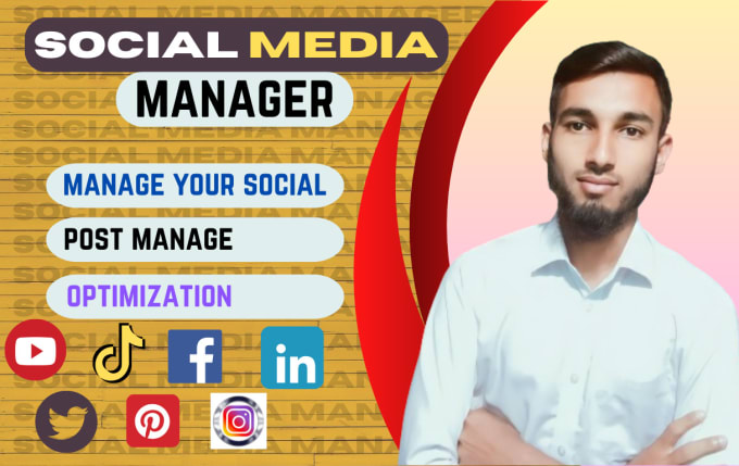 Gig Preview - Be your social media marketing manager