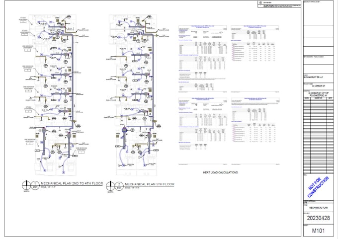 Gig Preview - Professional mep design, drafting with pe stamp for city permits