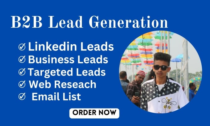 Gig Preview - Do provide b2b leads generation linkedin leads and email list