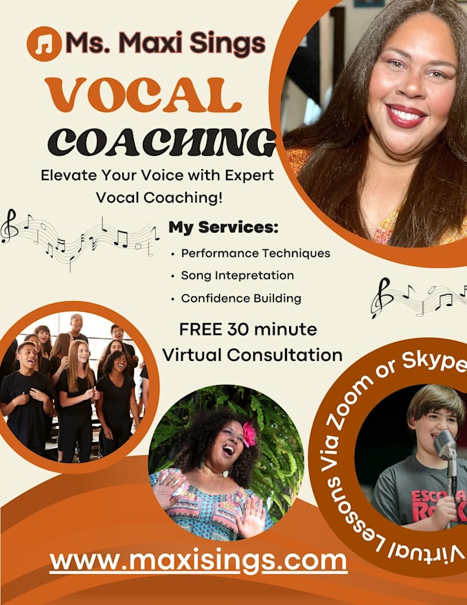 Gig Preview - Be your vocal coach for audition prep and performance boost