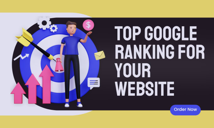 Gig Preview - Rank your website on google first page top ranking