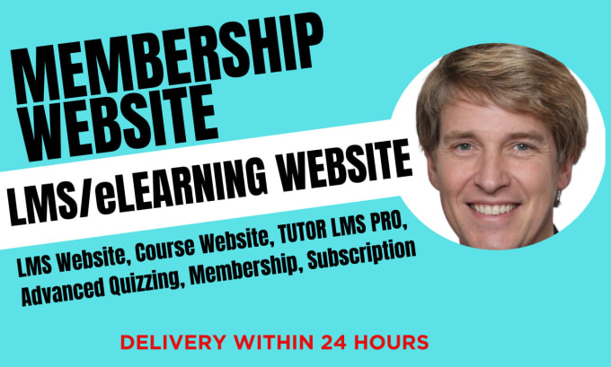 Gig Preview - Develop and design a lms wordpress website with learndash lms in 12hours