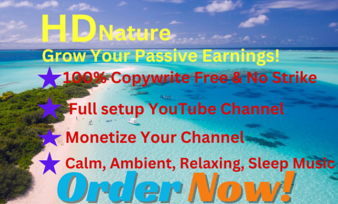 Gig Preview - Create 40 meditation music videos for your channel