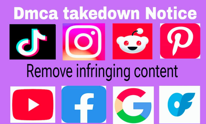 Gig Preview - Takedown content from tiktok,fb,yt,ig,reddit by dmca