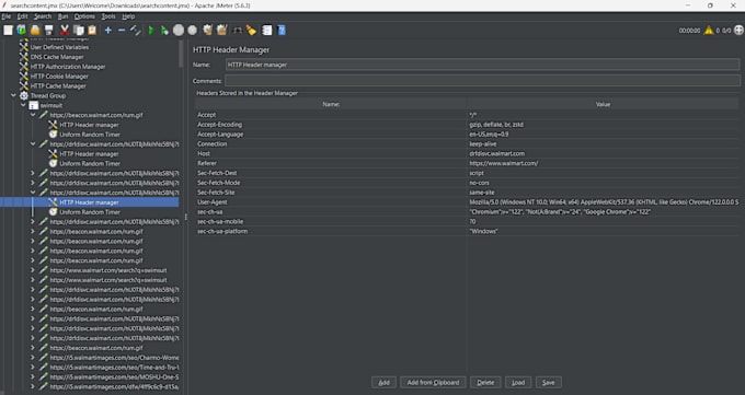 Gig Preview - Conduct performance testing using jmeter for each page