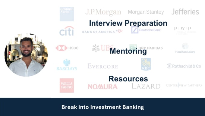 Gig Preview - Help you break into investment banking