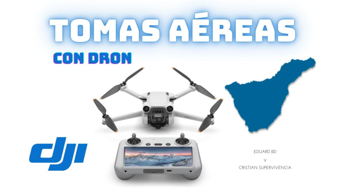 Gig Preview - Do aerial shots with a drone in the canary islands