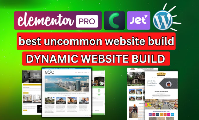 Bestseller - build any type of modern responsive wordpress website design with crocblock pro