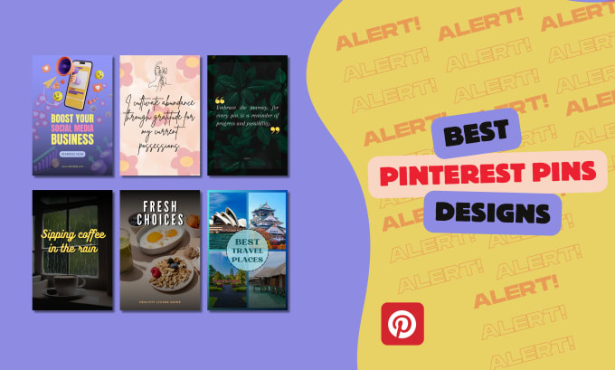 Gig Preview - Design professional and creative pinterest pins for you