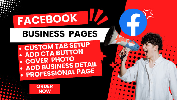 Gig Preview - Do facebook business pages create, social media pages and accounts setup