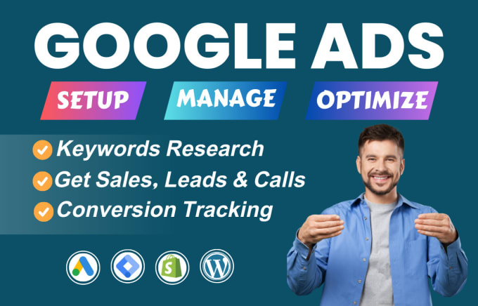 Gig Preview - Setup manage and optimize your google ads adwords PPC campaign